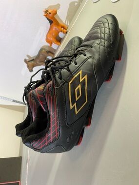 Lotto Ultra Press 88 Soccer Cleats Black 11M 12W US SIZE 80013L00